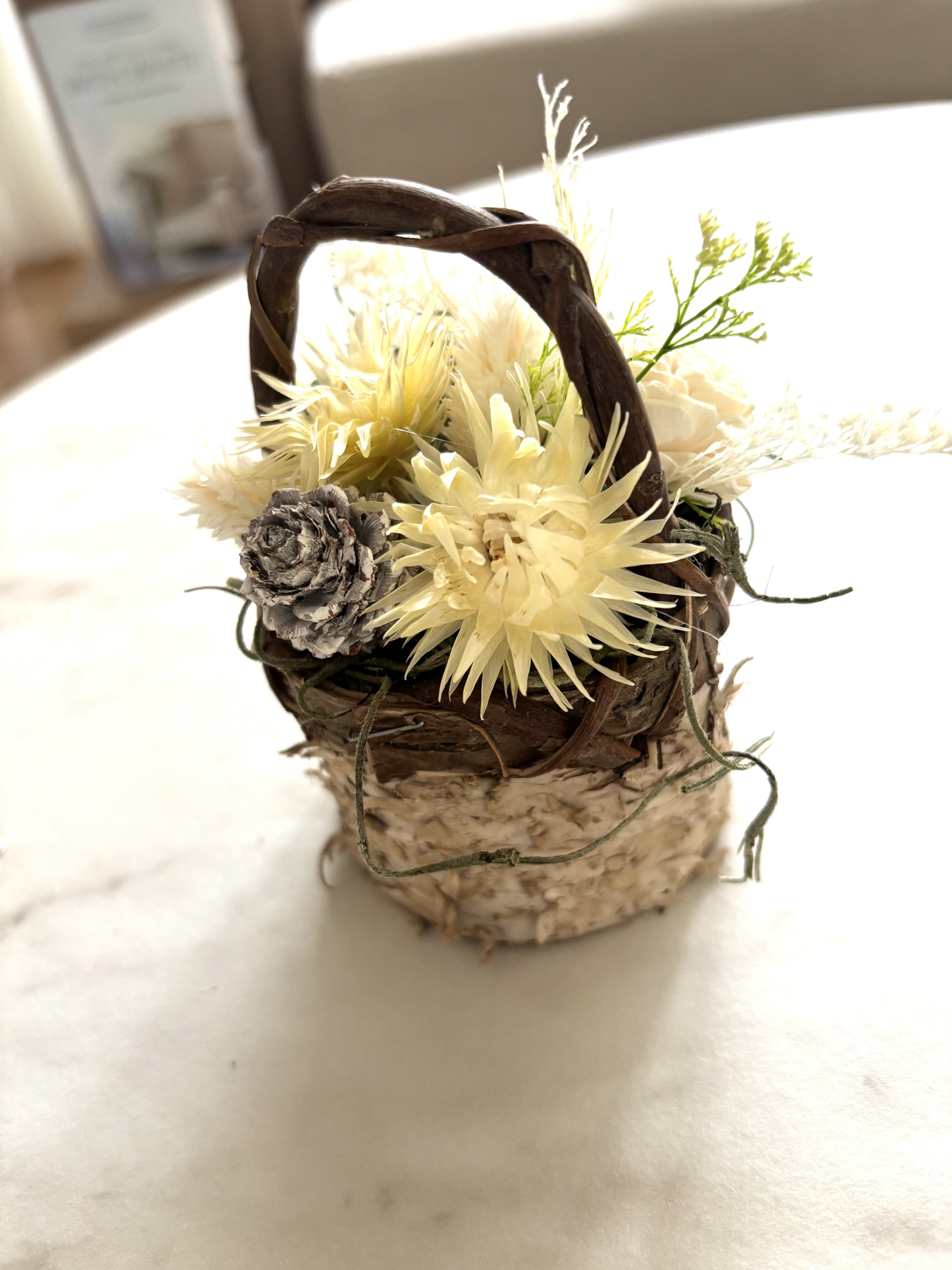 白樺の花かご ～やさしい時間～
